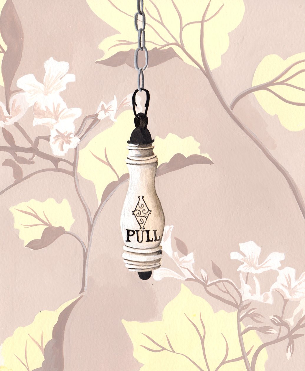 Pull, 2014 (guache) de Charlotte Orr
