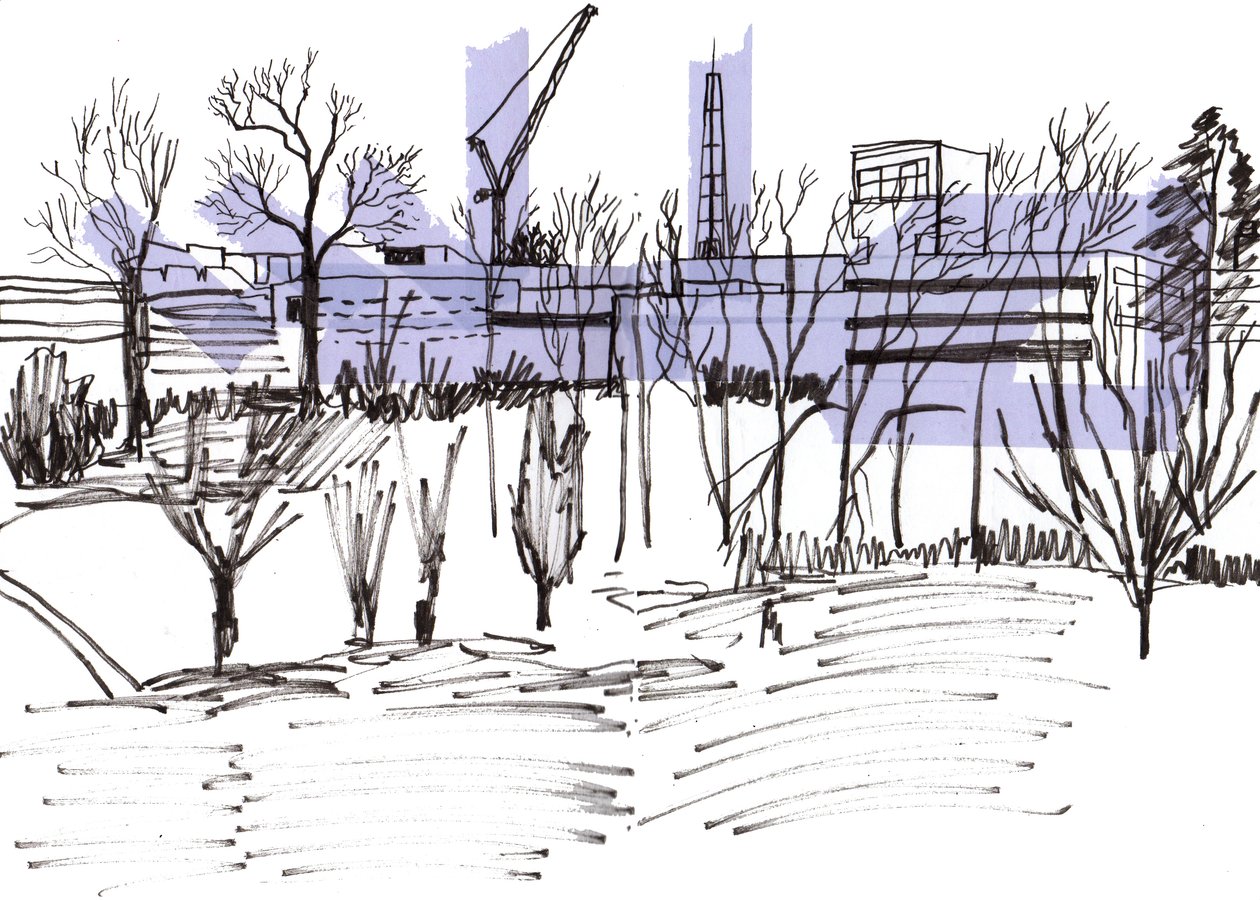 Paisagem Esboçada, 2021 de Charlotte Orr