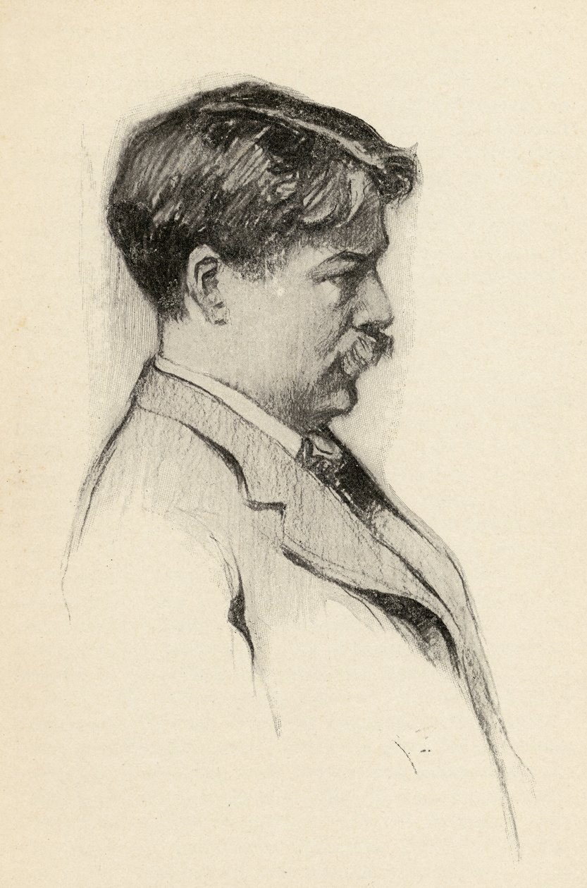Ilustração de Edward Macdowell (1861-1908) de &39;The Lure of Music&39; de Olin Downes, 1922 de Chase Emerson