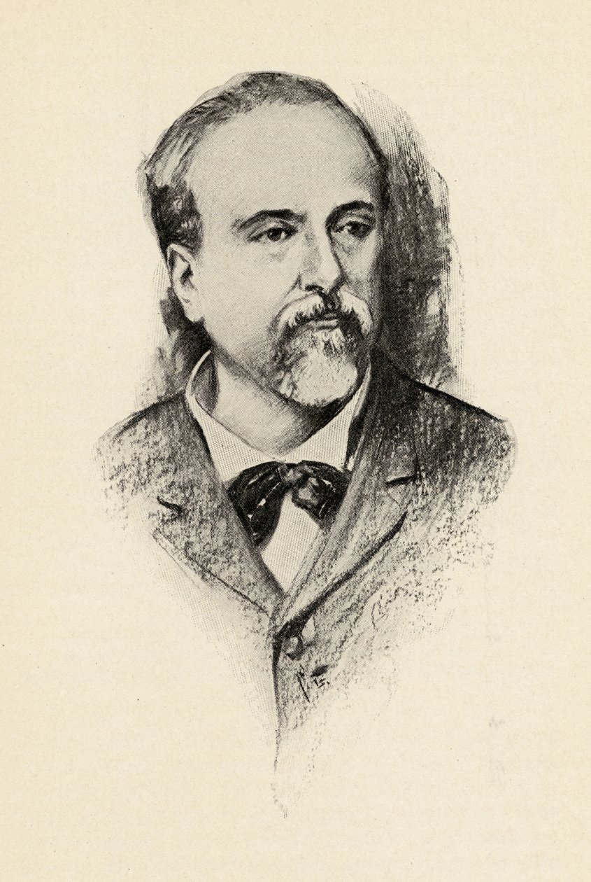 Ilustração de Emmanuel Chabrier (1842-94) de &39;The Lure of Music&39; de Olin Downes, 1922 de Chase Emerson