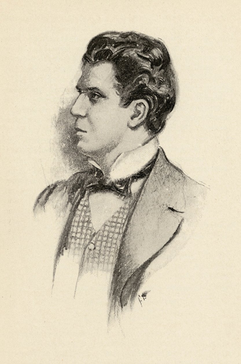 Pietro Mascagni (1863-1945) ilustração de &39;The Lure Of Music&39; por Olin Downes, 1922 de Chase Emerson