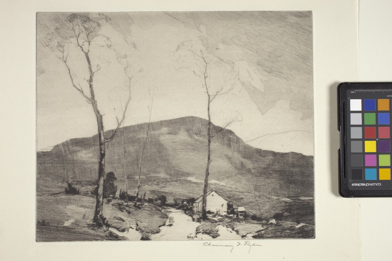 House In The Hills (tinta) de Chauncey Foster Ryder