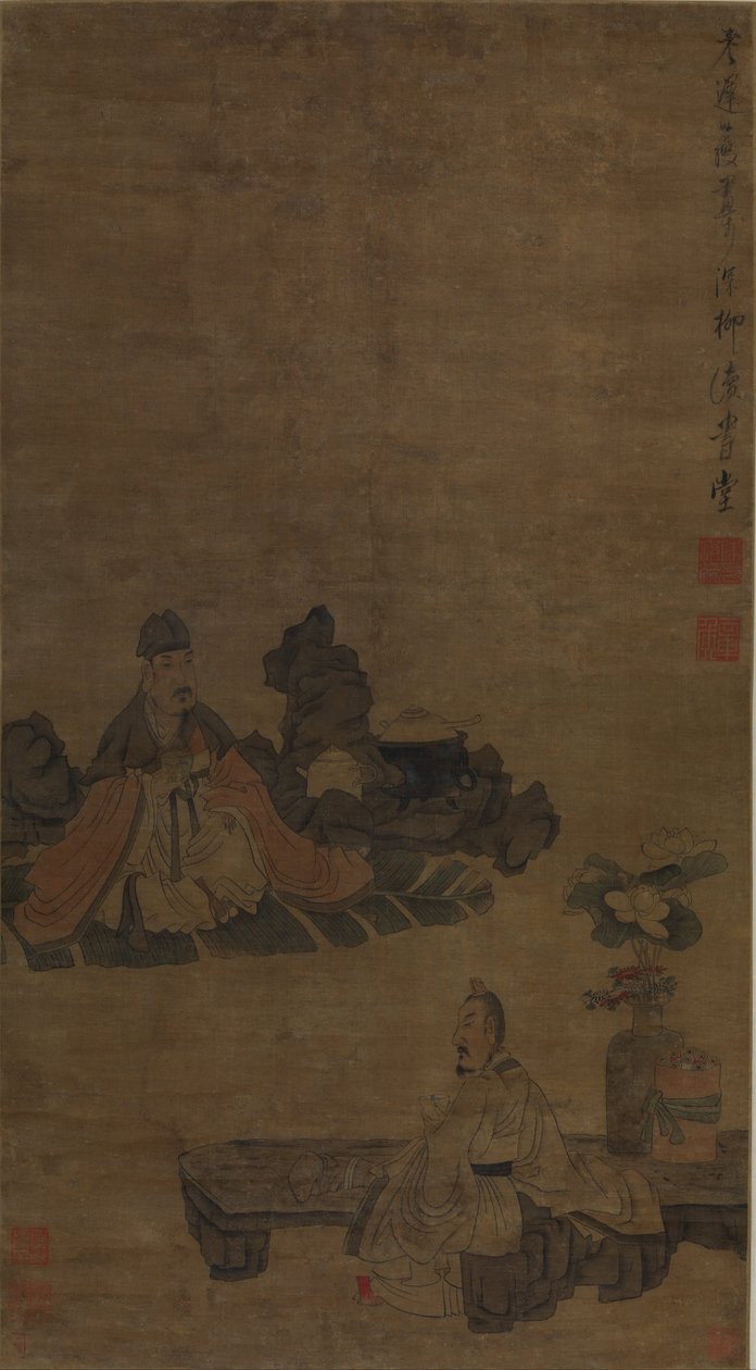Degustação de chá de Chen Hongshou
