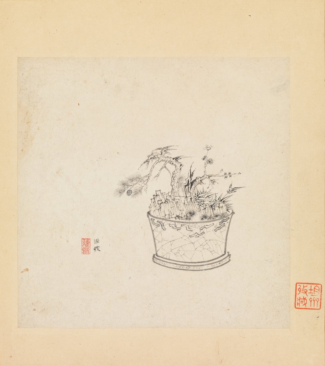 Floresta. de Chen Hongshou