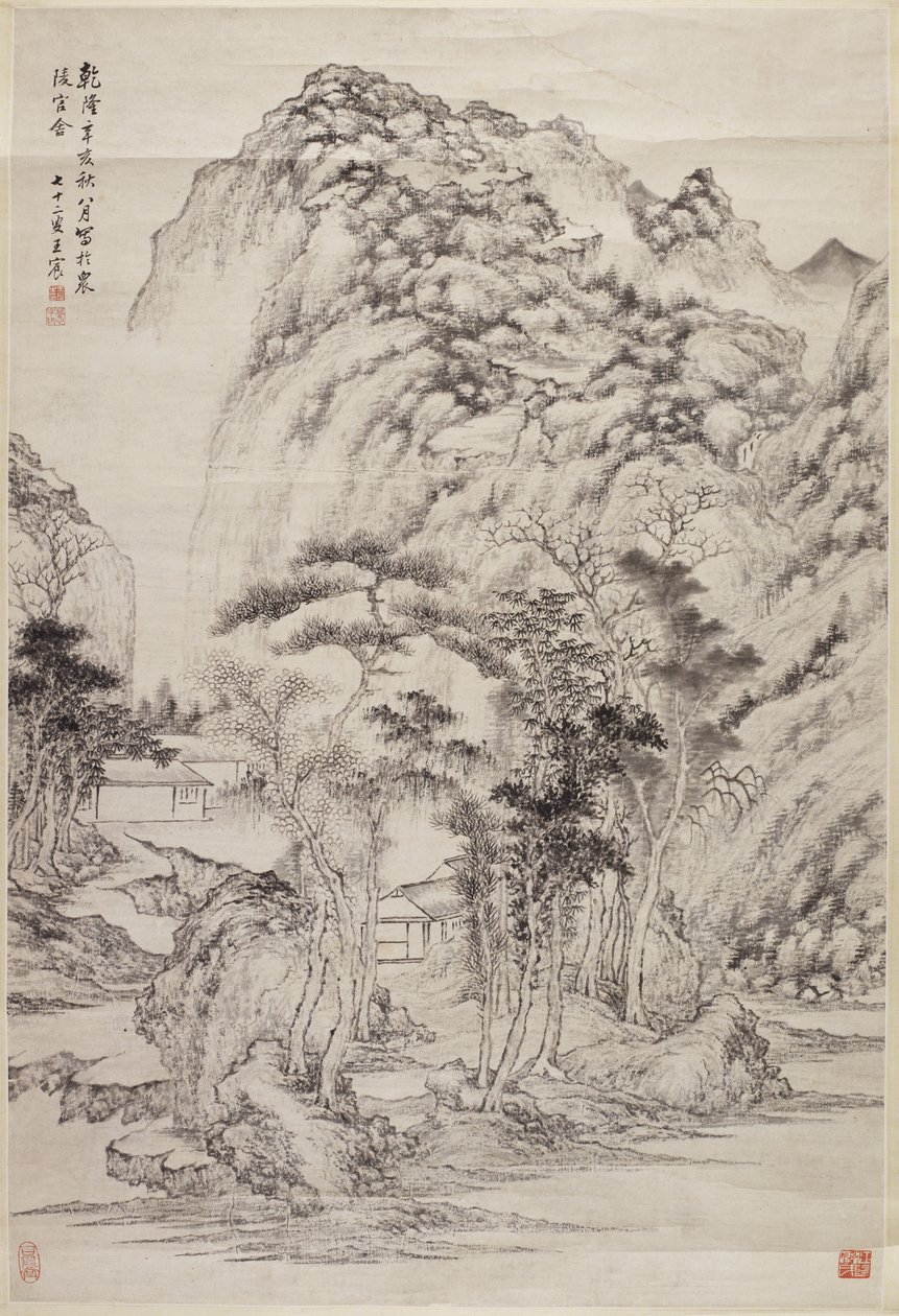 Paisagem à maneira ortodoxa de Chen Wang