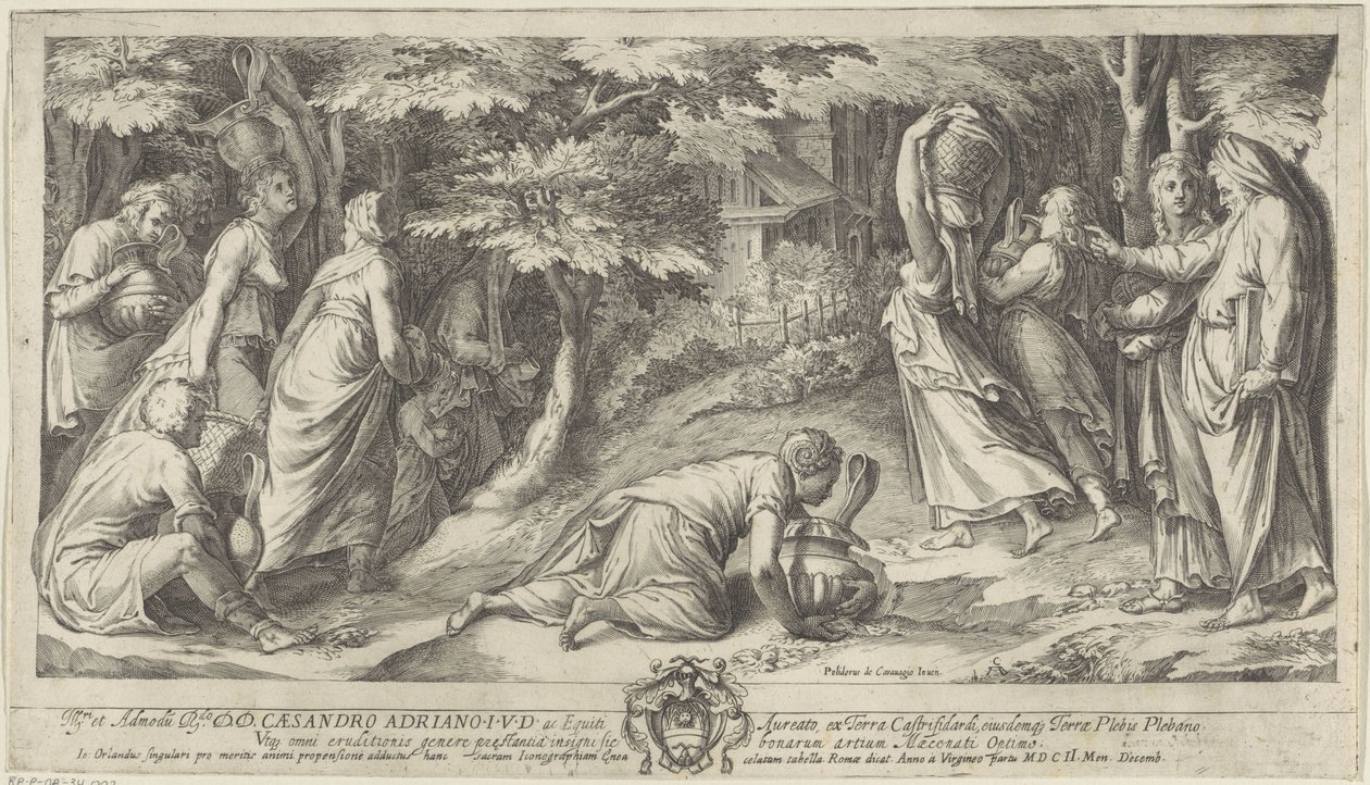 Israelitas fogem do Egipto de Cherubino Alberti