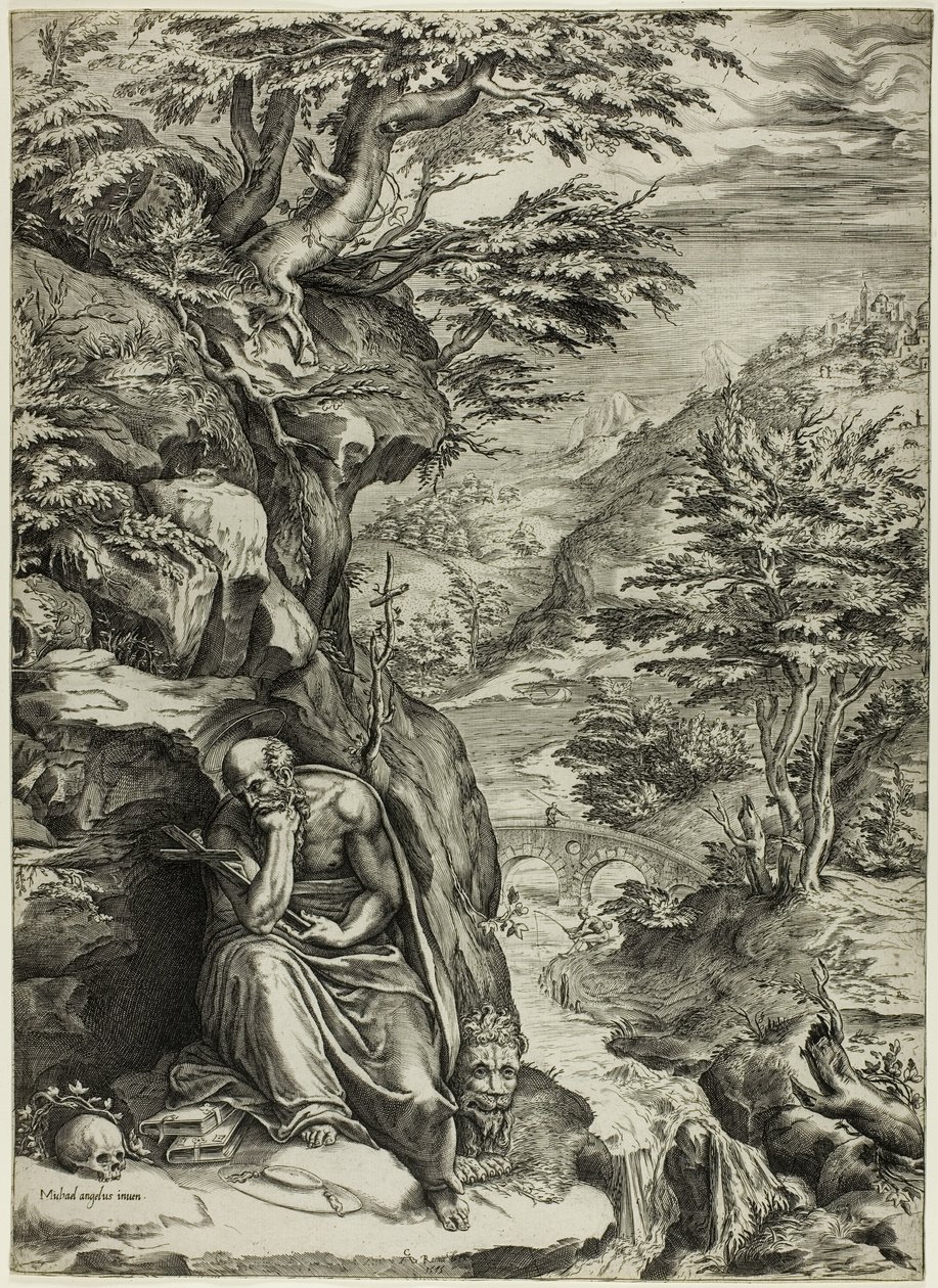 São Jerônimo no deserto de Cherubino Alberti