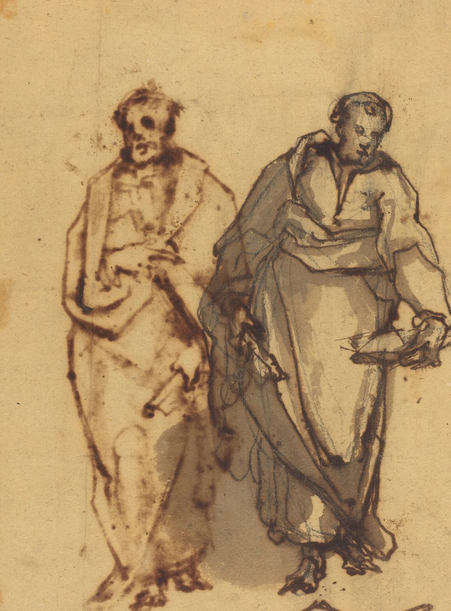 Duas Figuras Drapejadas de Cherubino Alberti