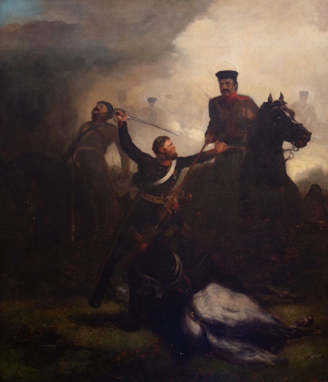Soldado Samuel Parkes VC de Chevalier Louis William Desanges