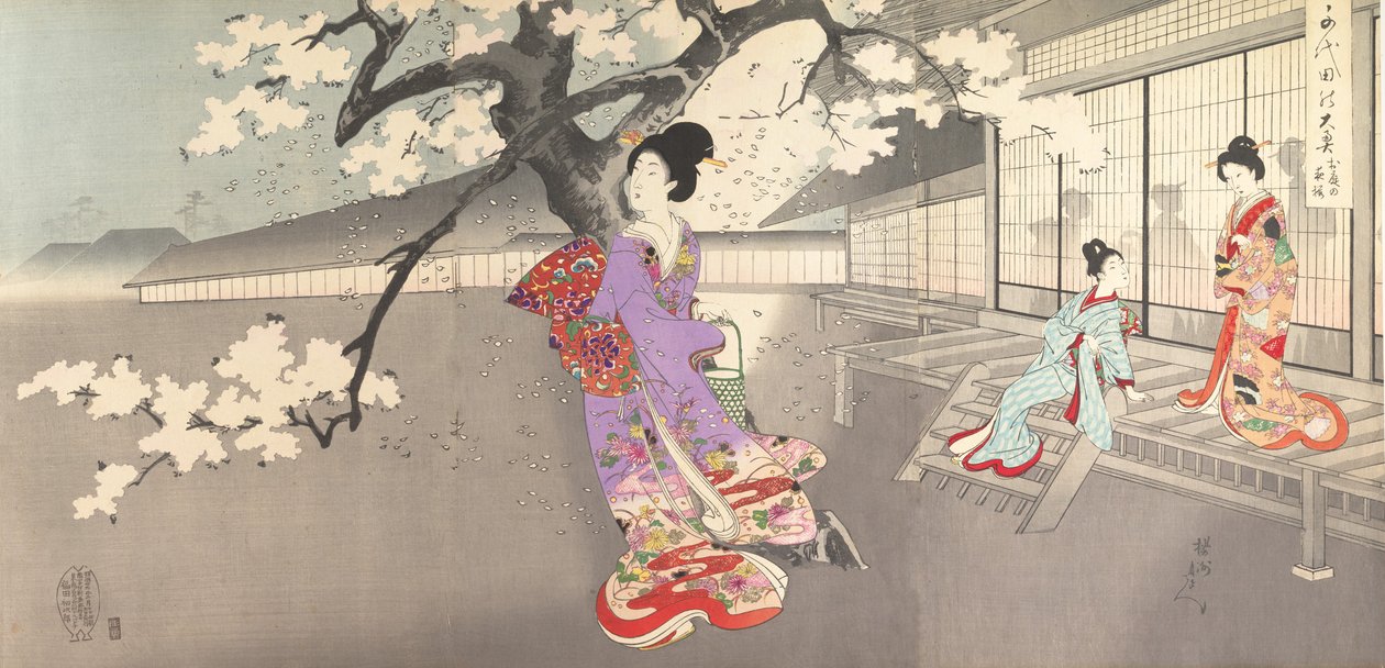 Álbum de Mulheres do Castelo de Chiyoda, 1895., 1895. de Chikanobu Yoshu