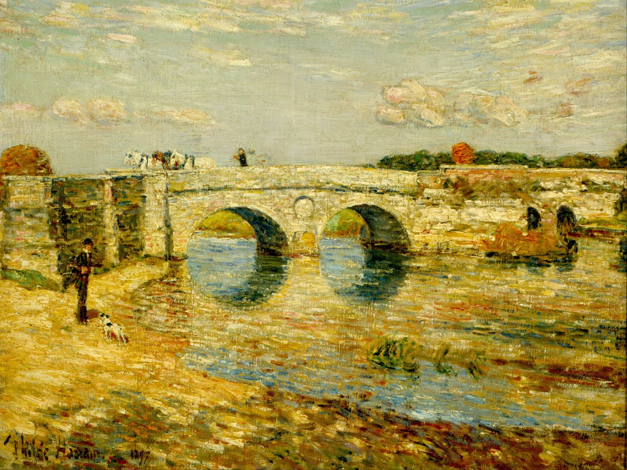 Ponte sobre o stour de Childe Hassam