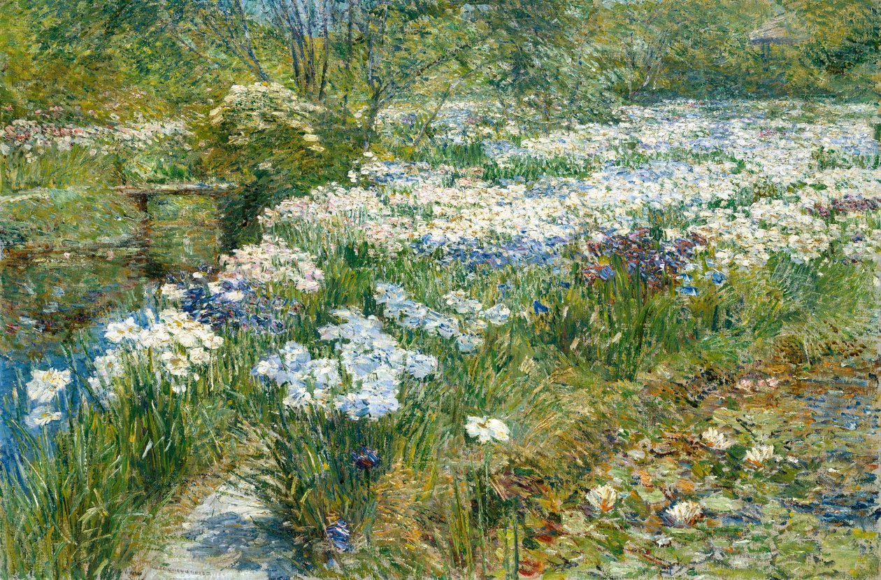 O jardim da água de Childe Hassam