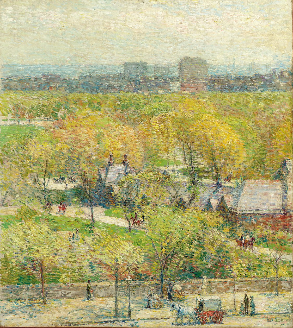 Do outro lado do Parque de Childe Frederick Hassam