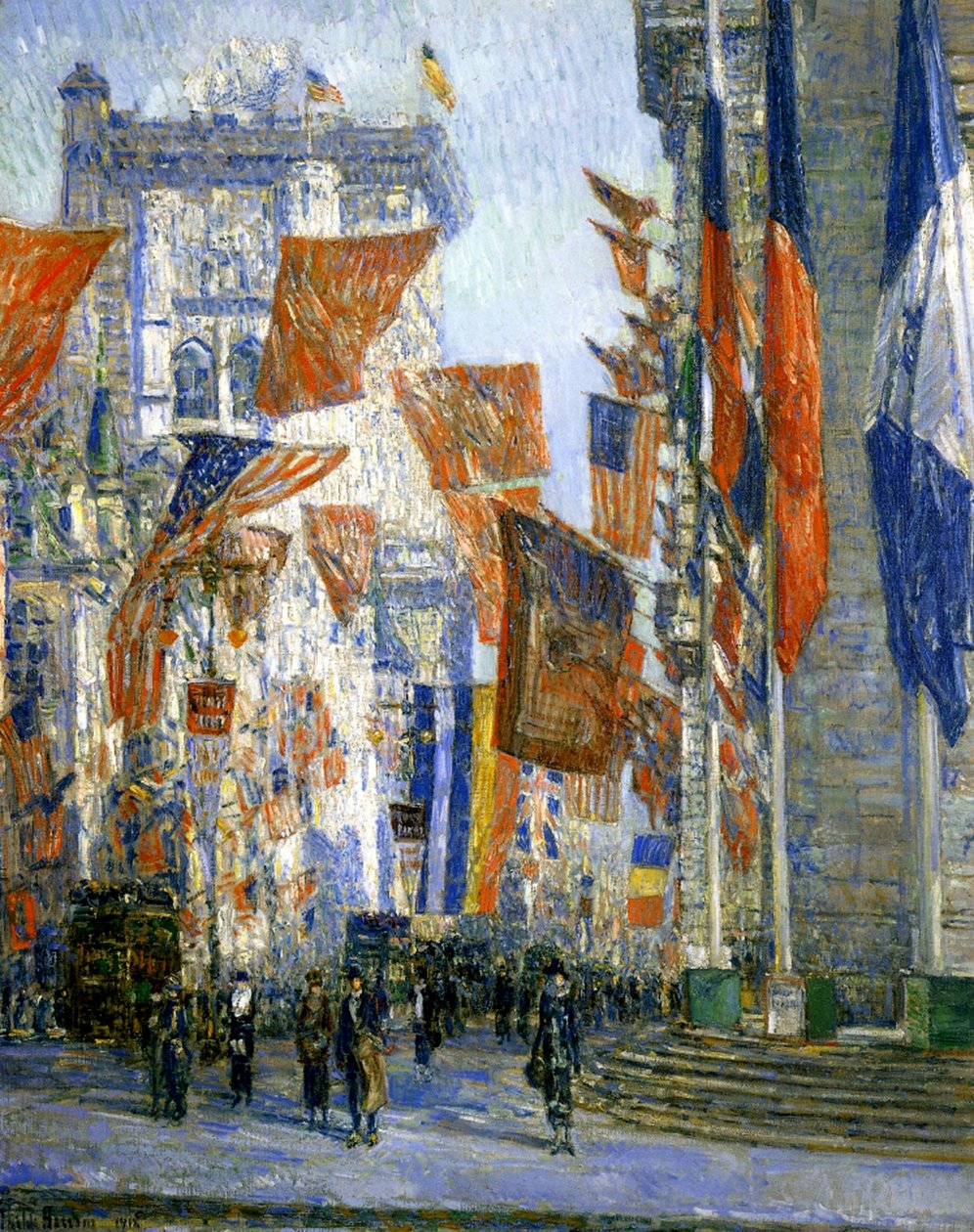 Avenida dos Aliados de Childe Frederick Hassam