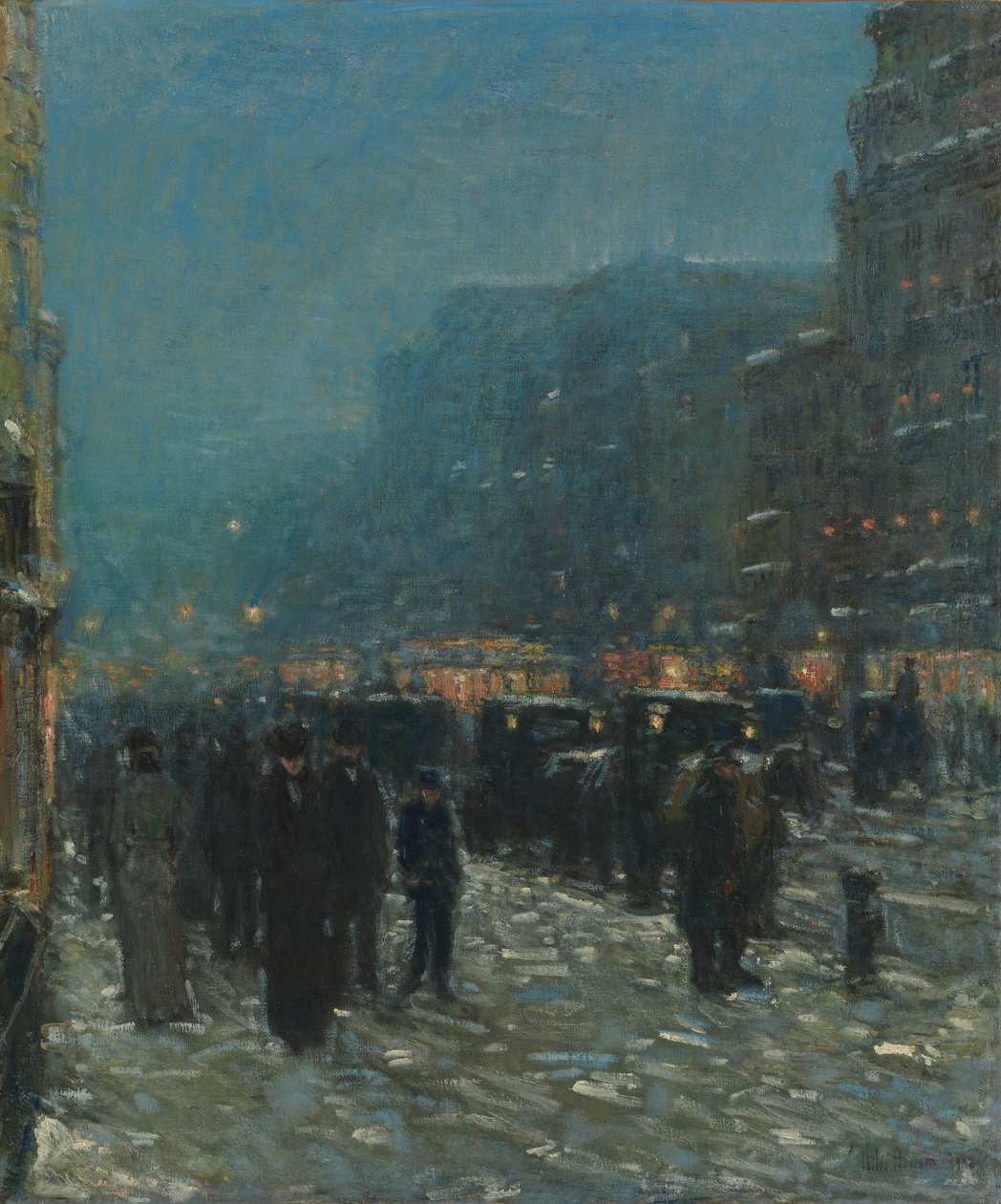 Broadway e 42nd Street de Childe Frederick Hassam