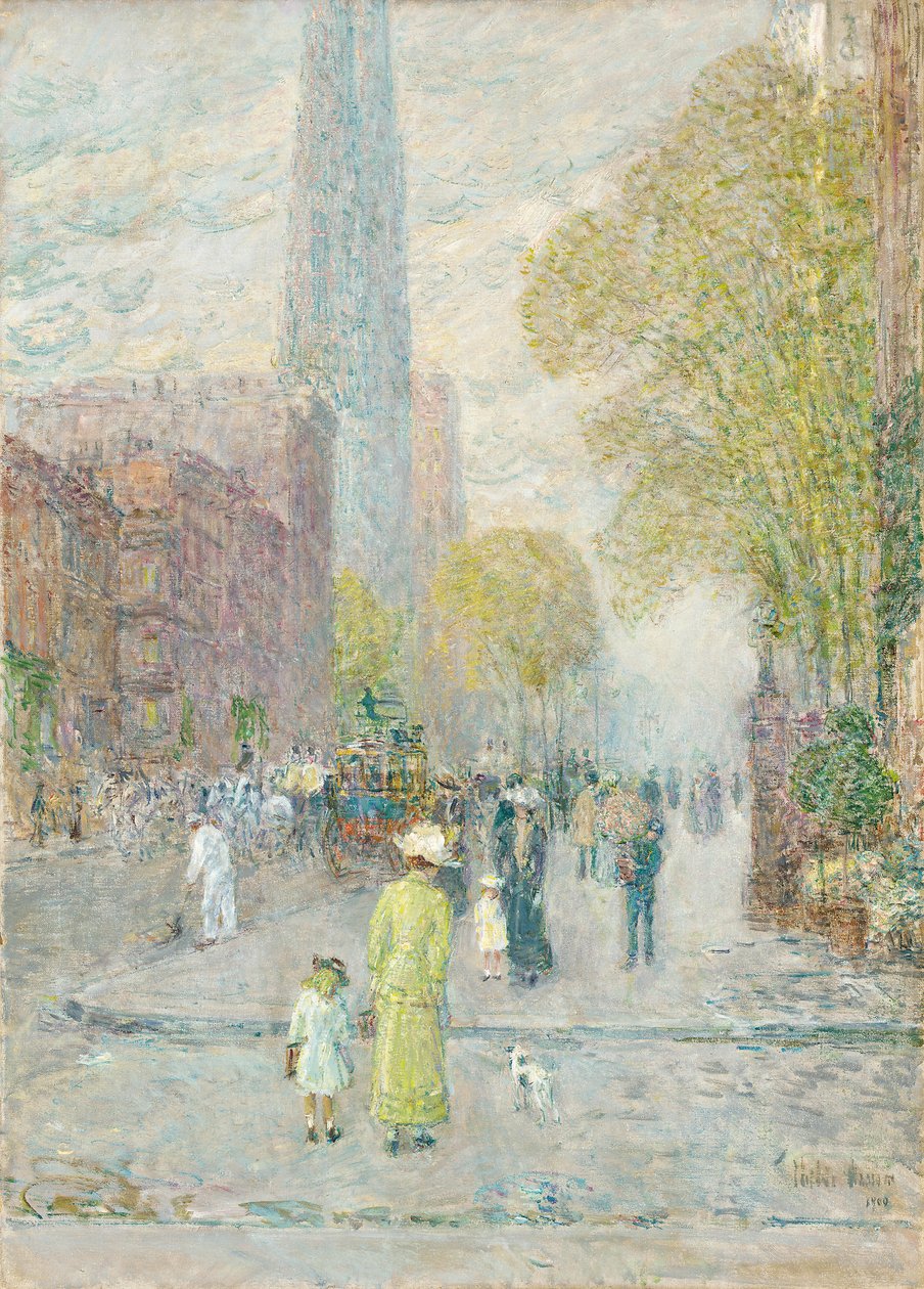 Cathedral Spires, Manhã de Primavera de Childe Frederick Hassam