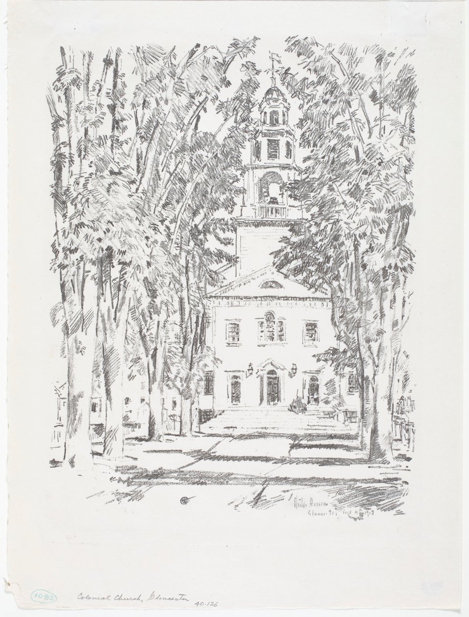 Igreja Colonial, Gloucester de Childe Frederick Hassam