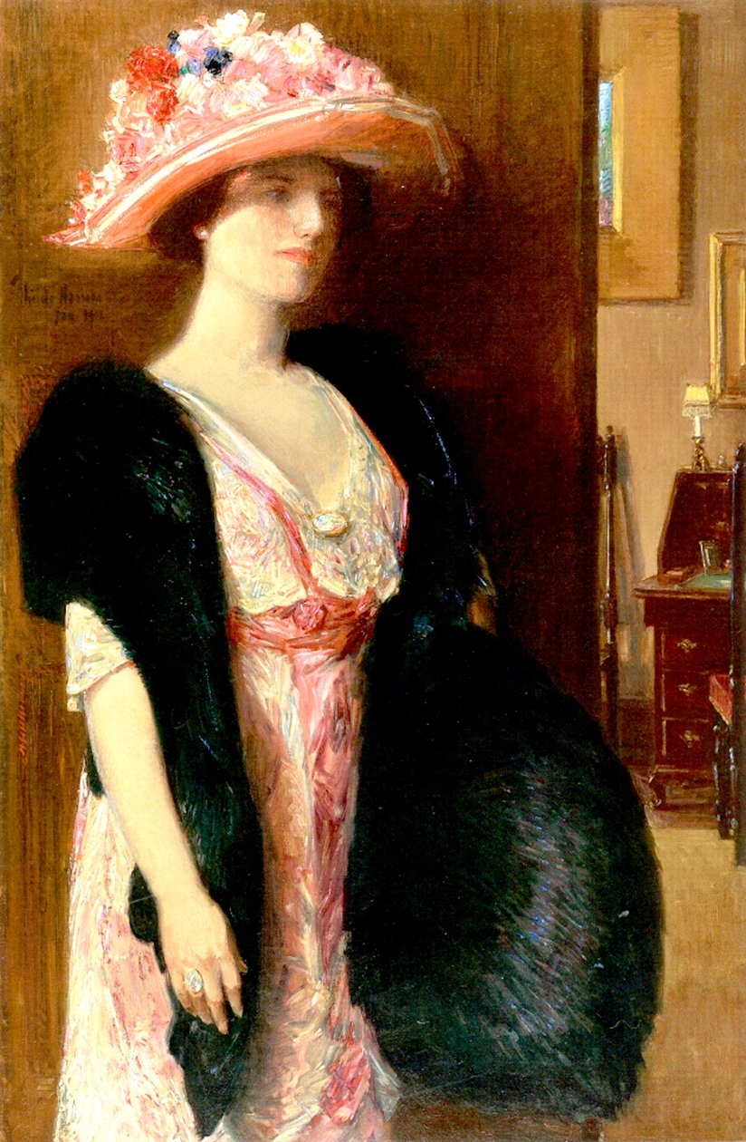 Ópticas de Fogo (óleo sobre tela) de Childe Frederick Hassam
