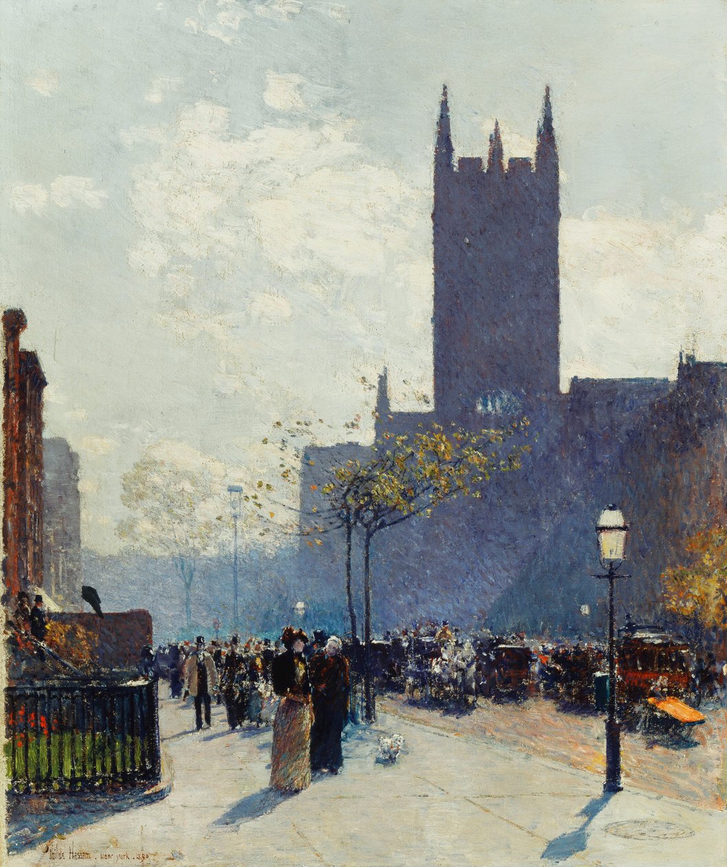 Baixa Quinta Avenida de Childe Frederick Hassam