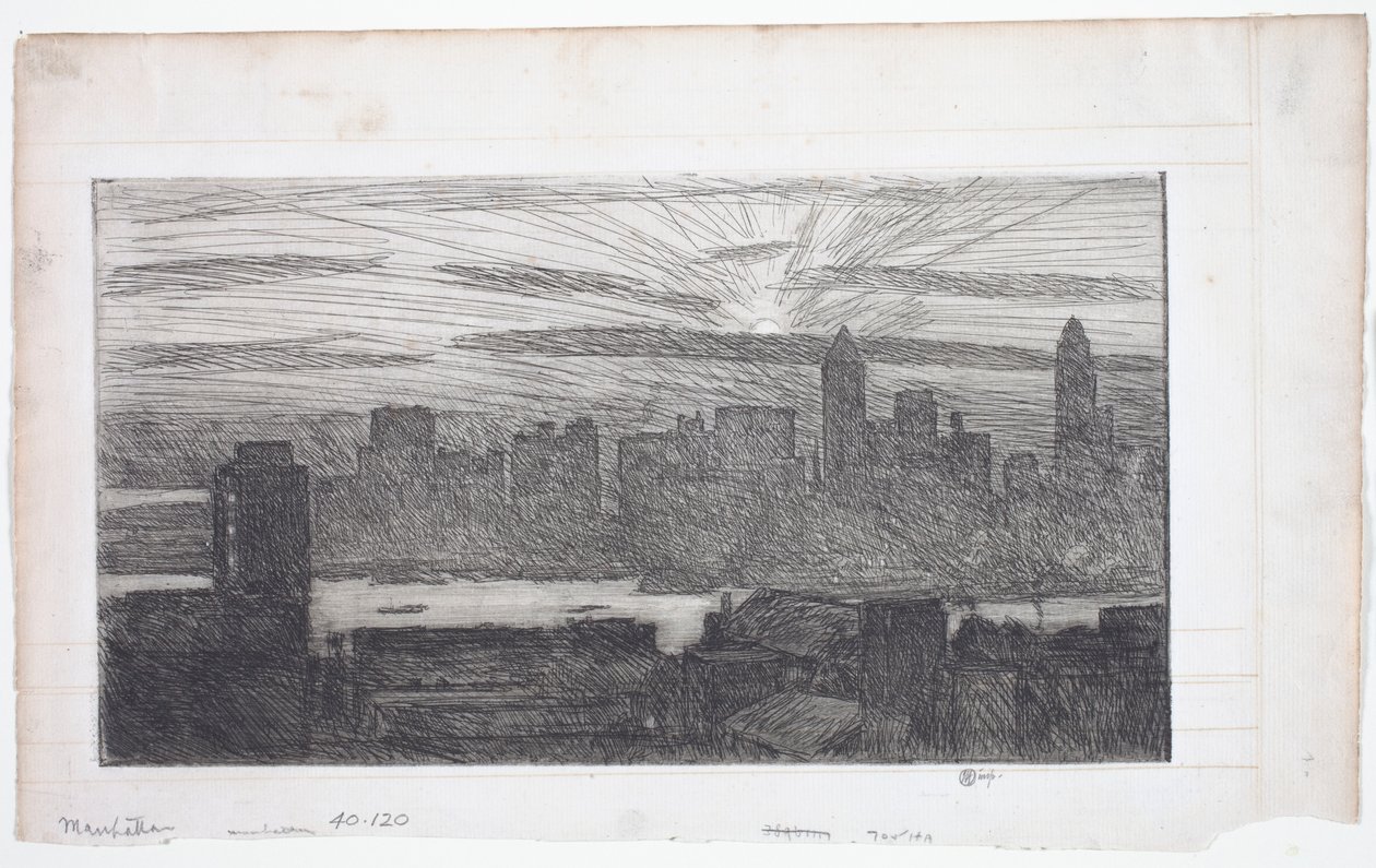 Manhattan de Childe Frederick Hassam