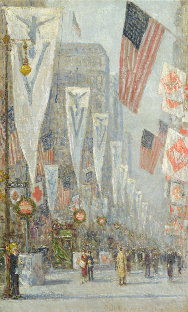 Maio de 1919, 9h30 de Childe Frederick Hassam