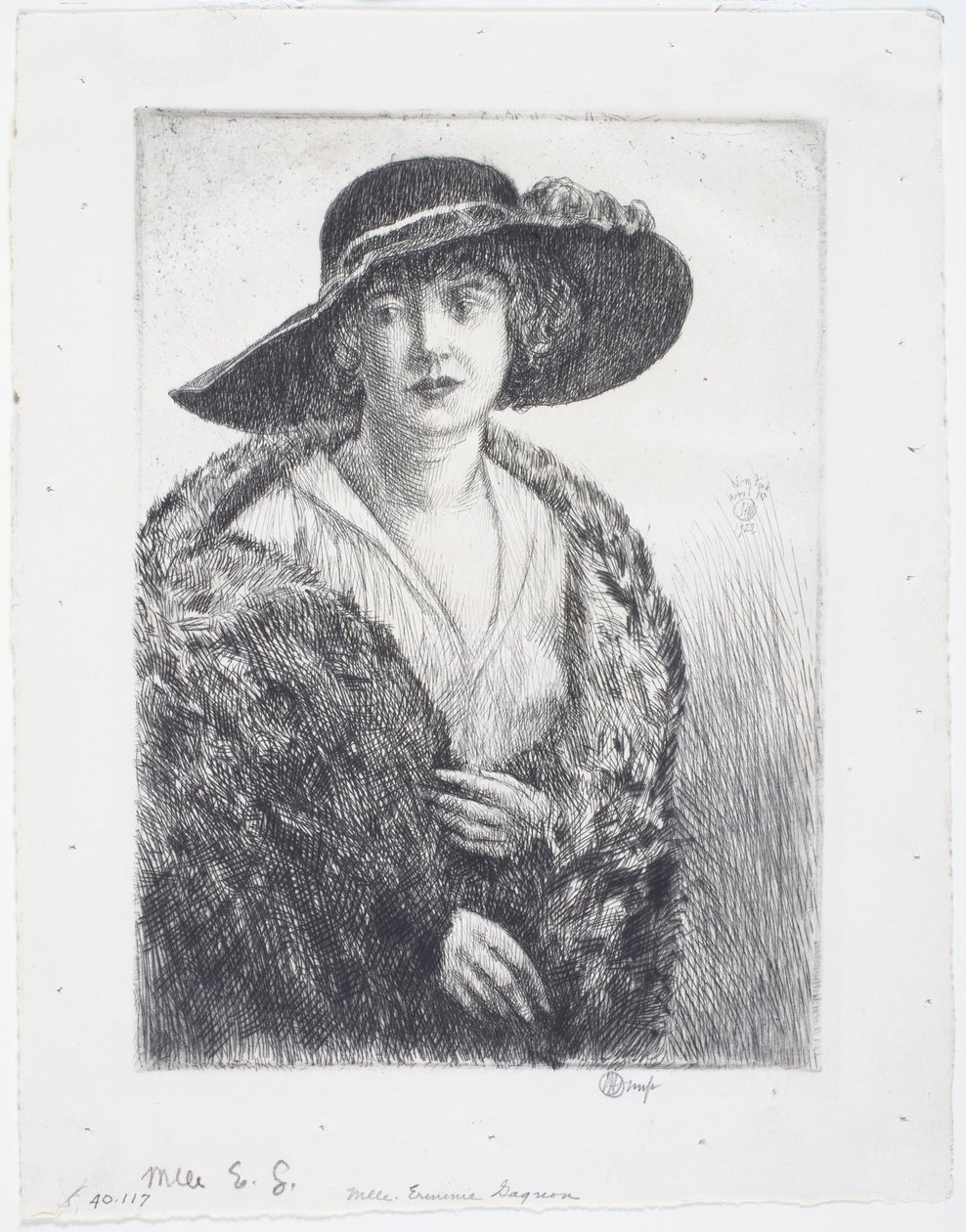 Mlle Erminie Gagnon de Childe Frederick Hassam