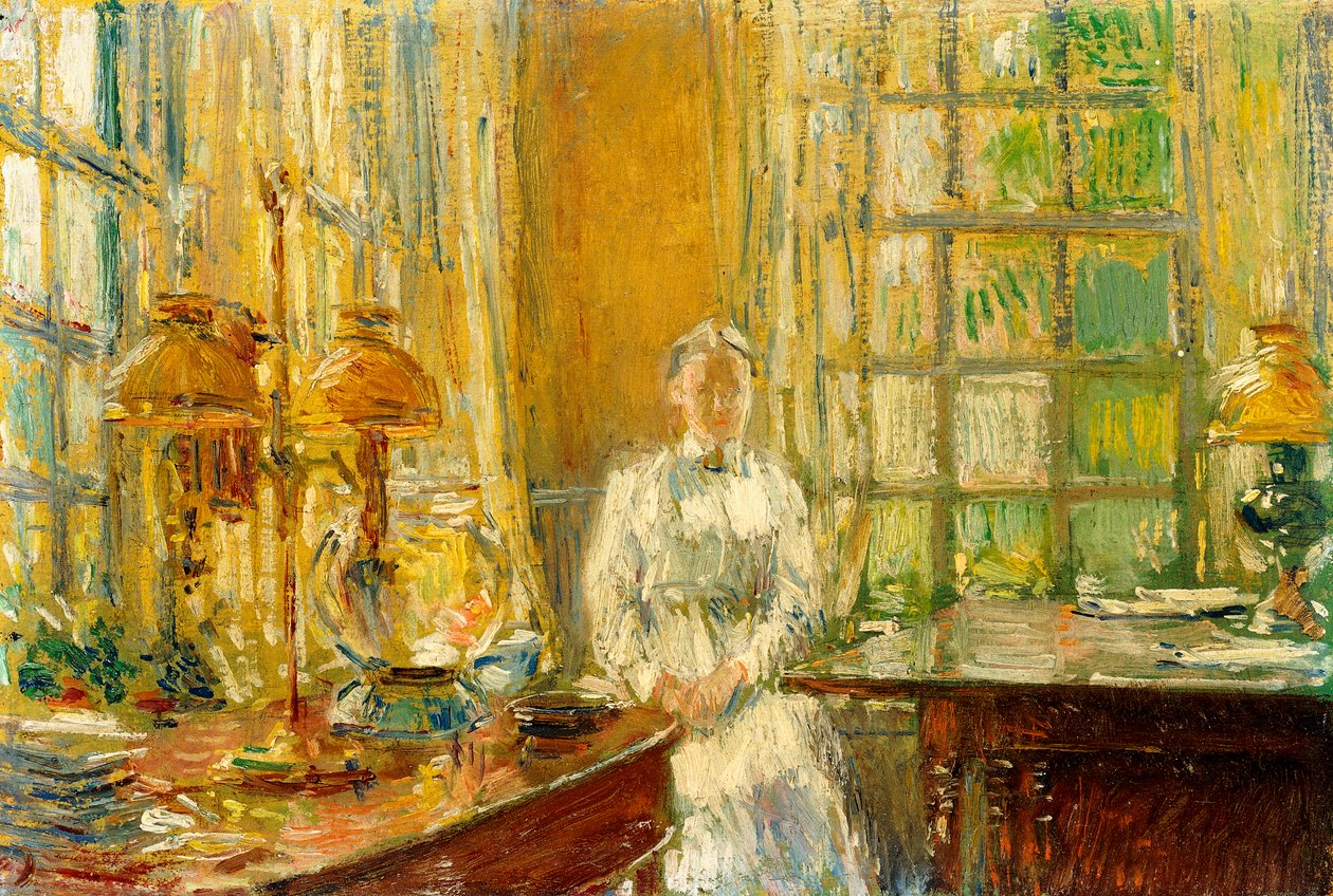 Sra. Holley da Cos Cob de Childe Frederick Hassam