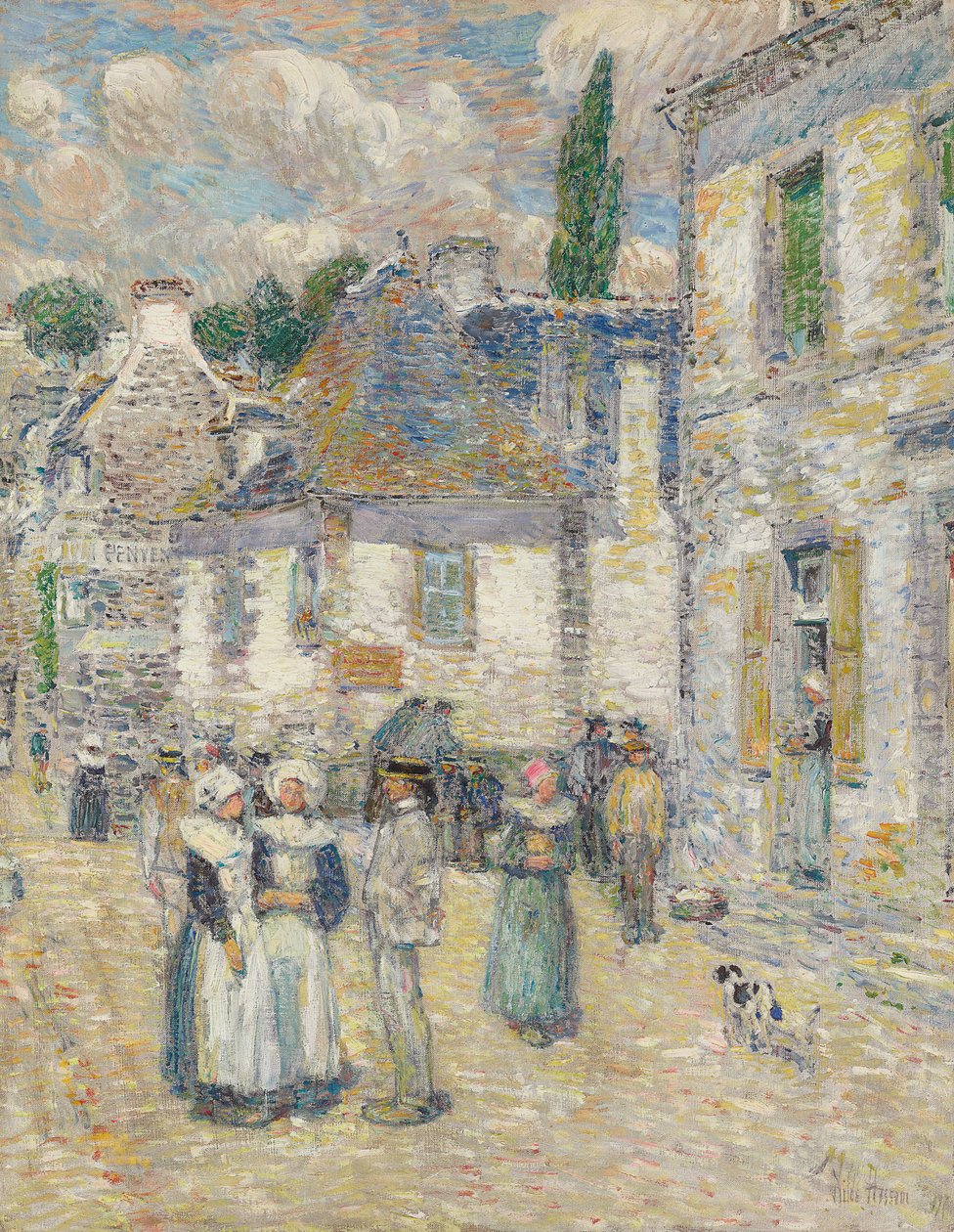 Ponte Aven de Childe Frederick Hassam