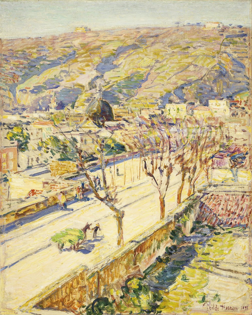 Posillipo, Itália de Childe Frederick Hassam