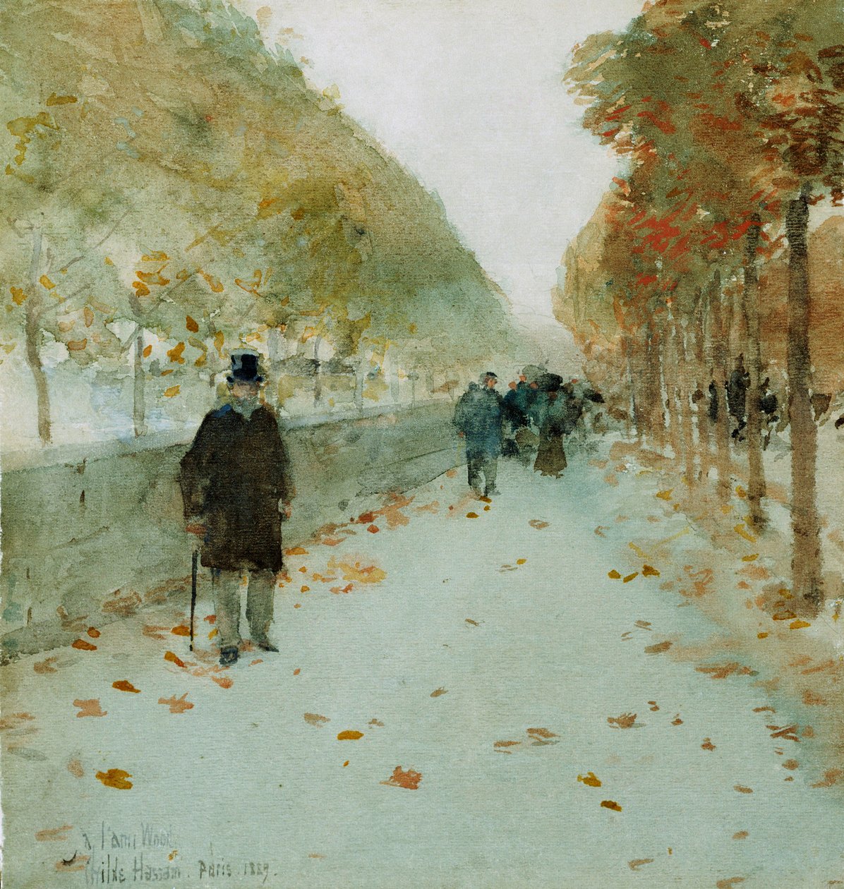 Quai du Louvre de Childe Frederick Hassam
