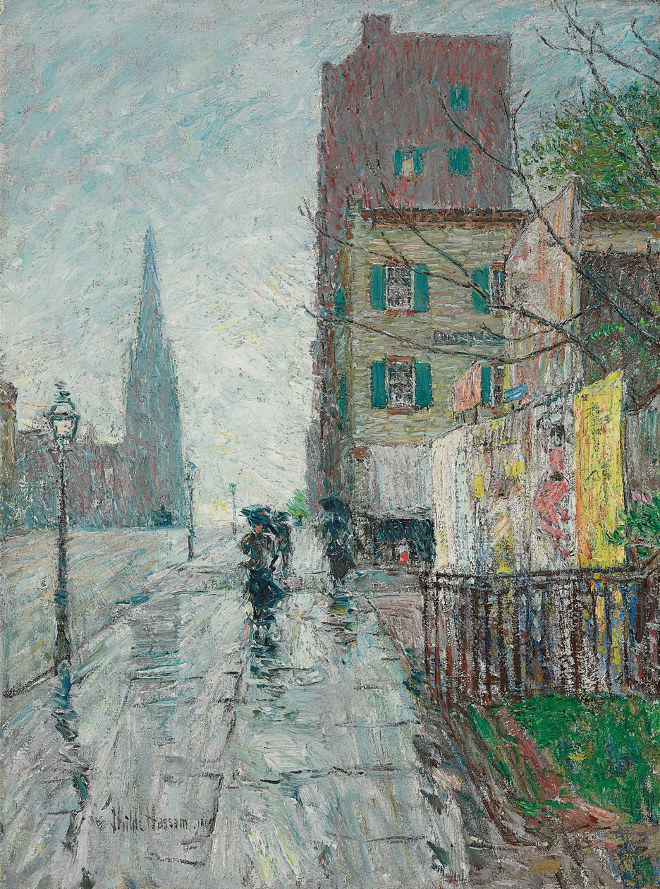 Dia de chuva de Childe Frederick Hassam