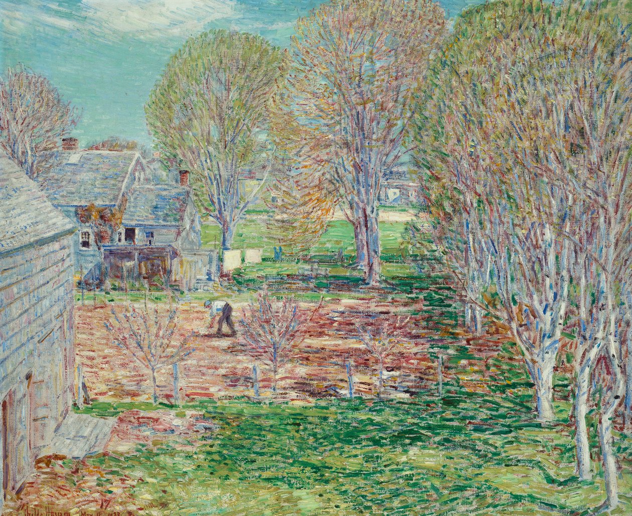 Plantio de molas de Childe Frederick Hassam