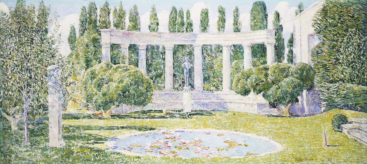 Os Jardins Bartlett, Amagansett de Childe Frederick Hassam