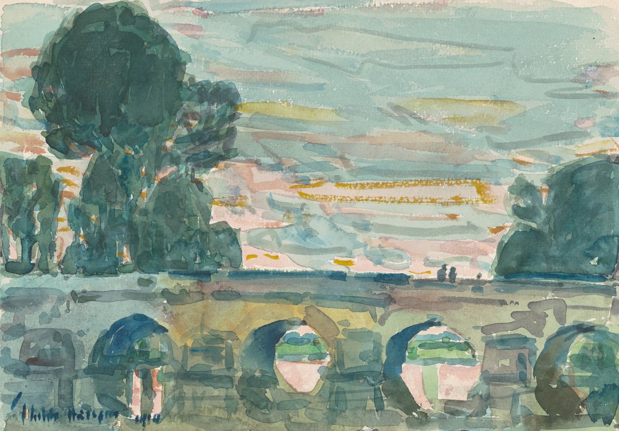 A Ponte de Grez de Childe Frederick Hassam