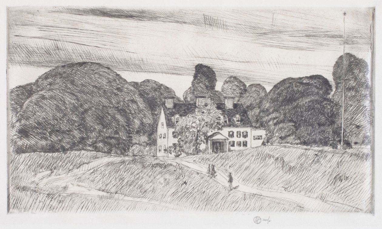 A Casa do Leão Gardiner de Childe Frederick Hassam