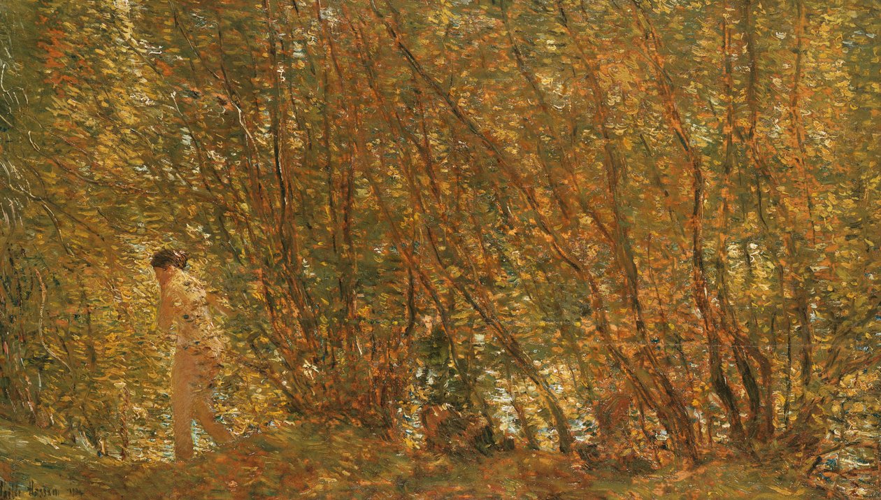 Sob os Alders de Childe Frederick Hassam