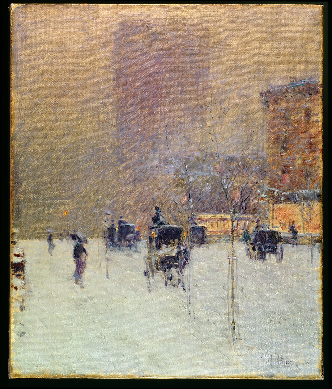 Tarde de inverno em Nova York de Childe Frederick Hassam