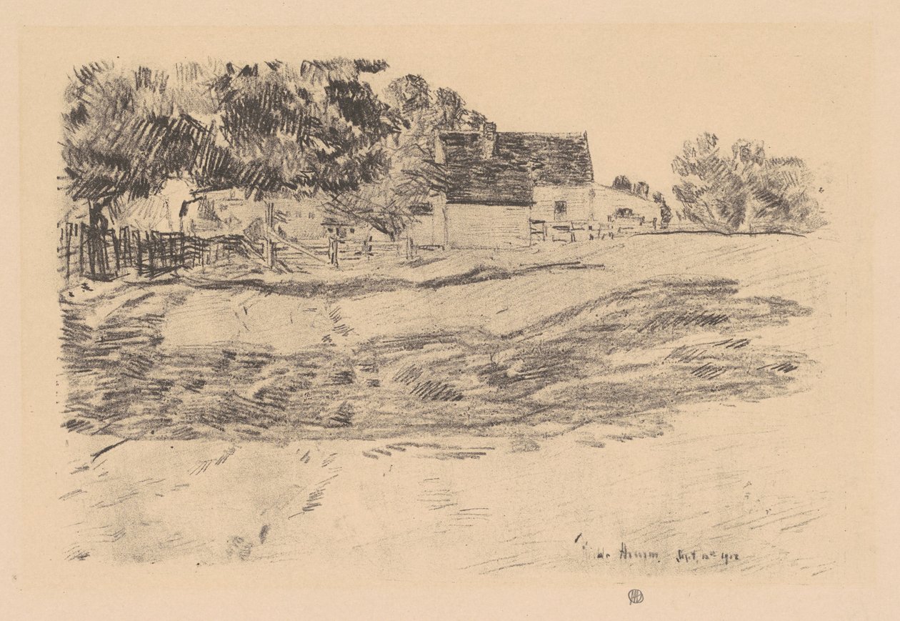Sombras da tarde de Childe Hassam