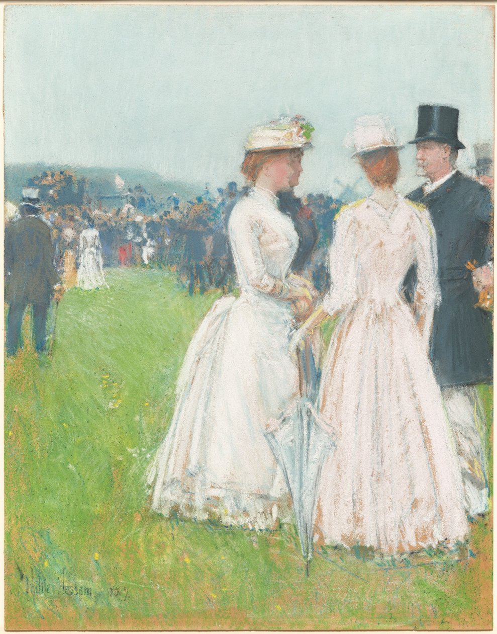No Grande Prêmio de Paris (No Grande Prêmio de Paris) de Childe Hassam