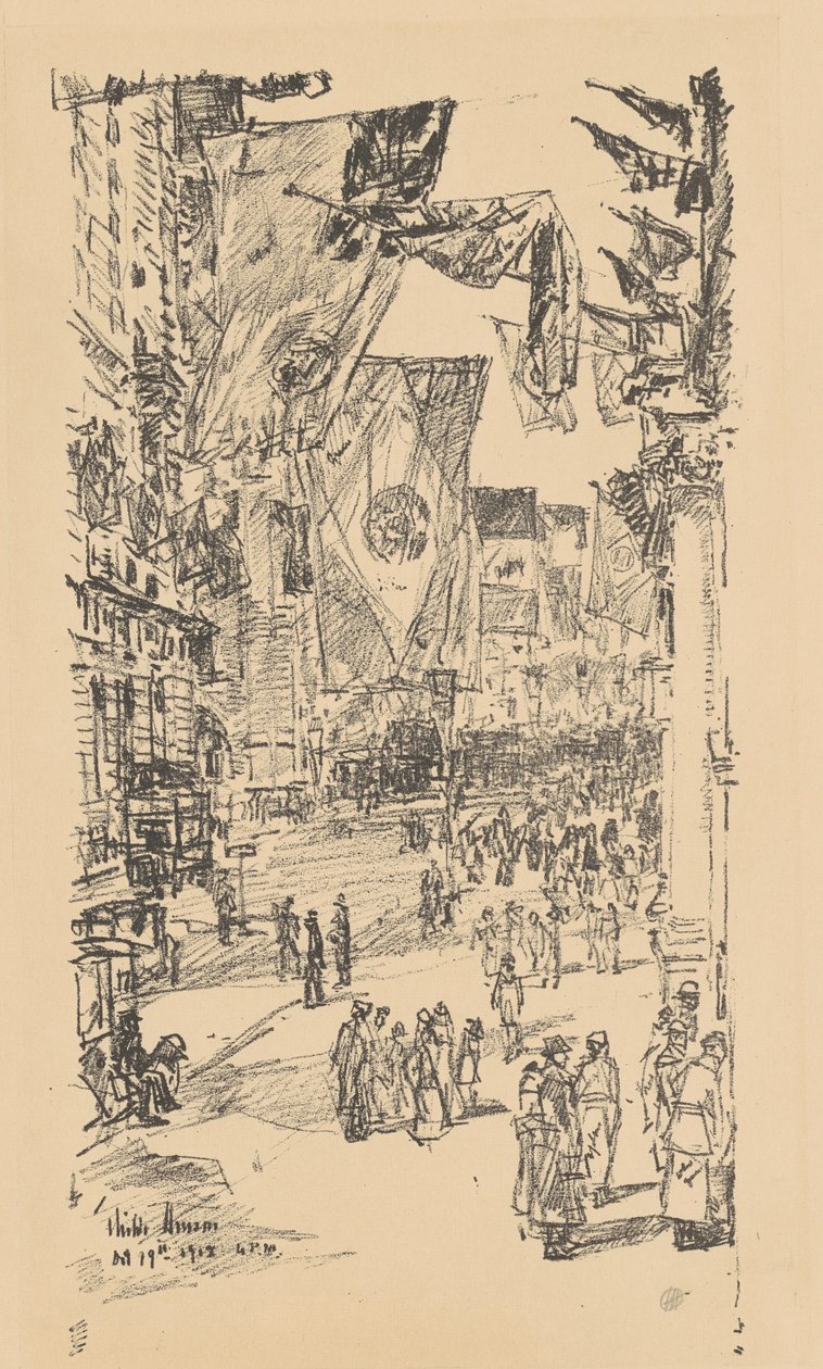 Avenida dos Aliados de Childe Hassam