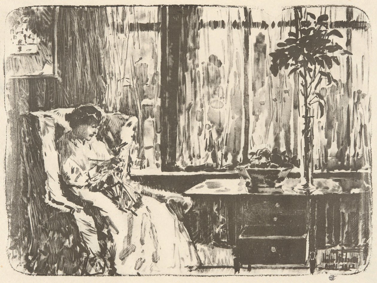 Cortina larga de Childe Hassam