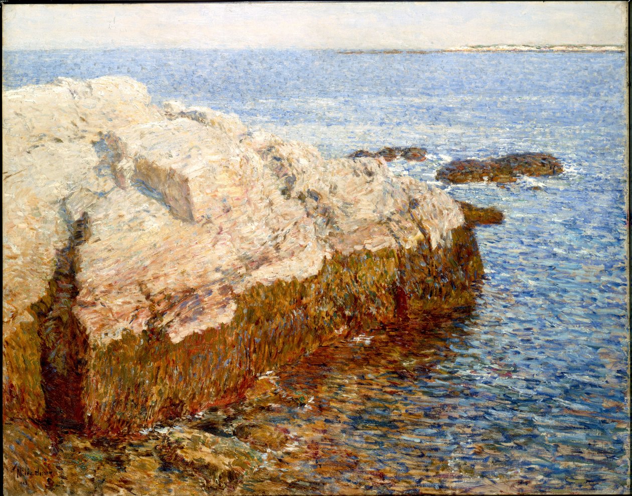Rochedo do penhasco - Appledore de Childe Hassam
