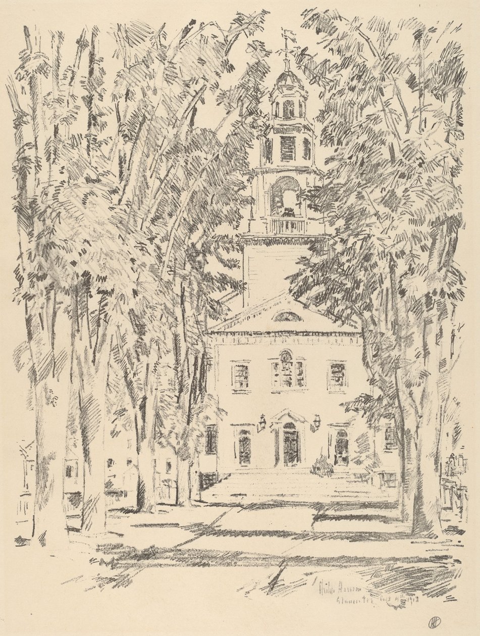 Igreja colonial, Gloucester de Childe Hassam