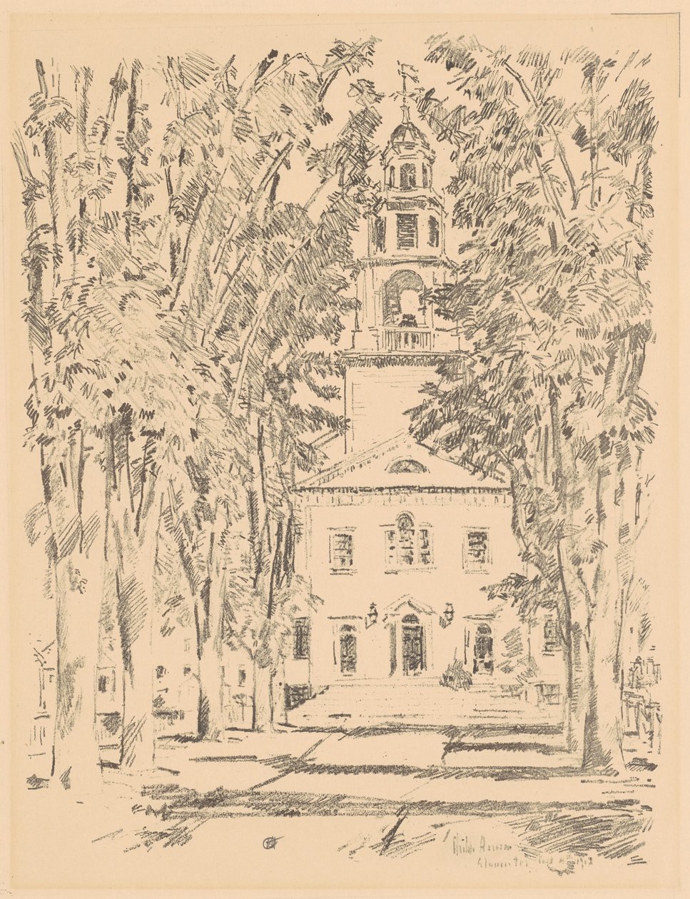 Igreja colonial, Gloucester de Childe Hassam