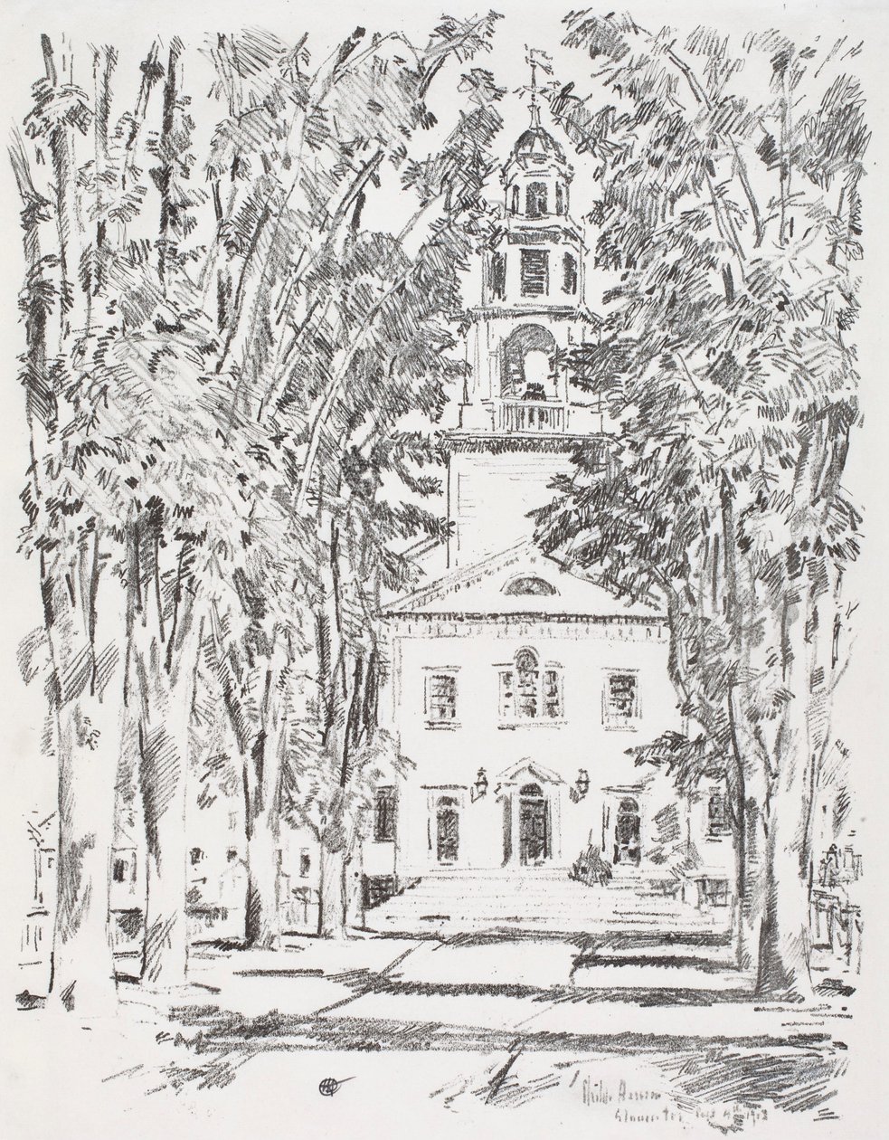 Igreja colonial, Gloucester de Childe Hassam