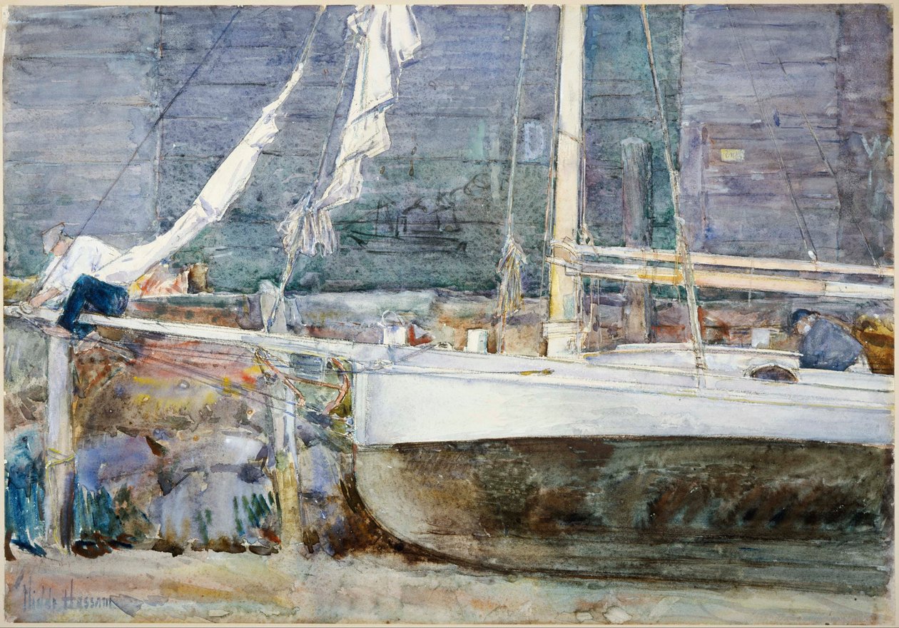 Doca seca, Gloucester de Childe Hassam