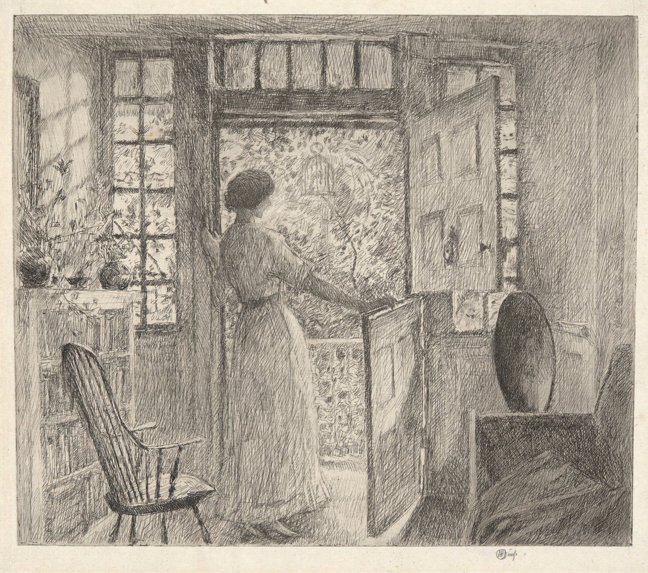 Porta holandesa de Childe Hassam