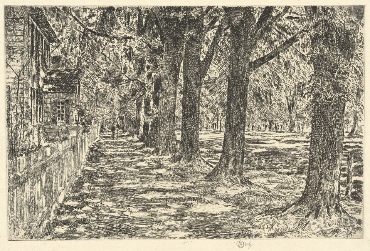 Easthampton, 1917 de Childe Hassam