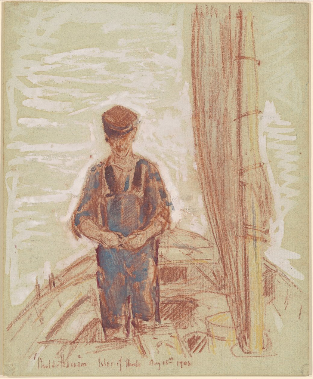 Pescador, Ilha de Shoals de Childe Hassam