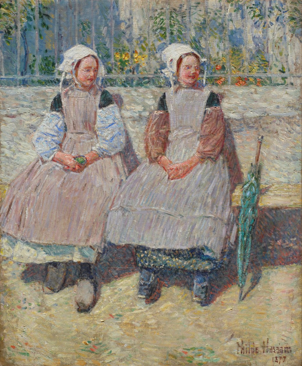 À luz do sol de Childe Hassam